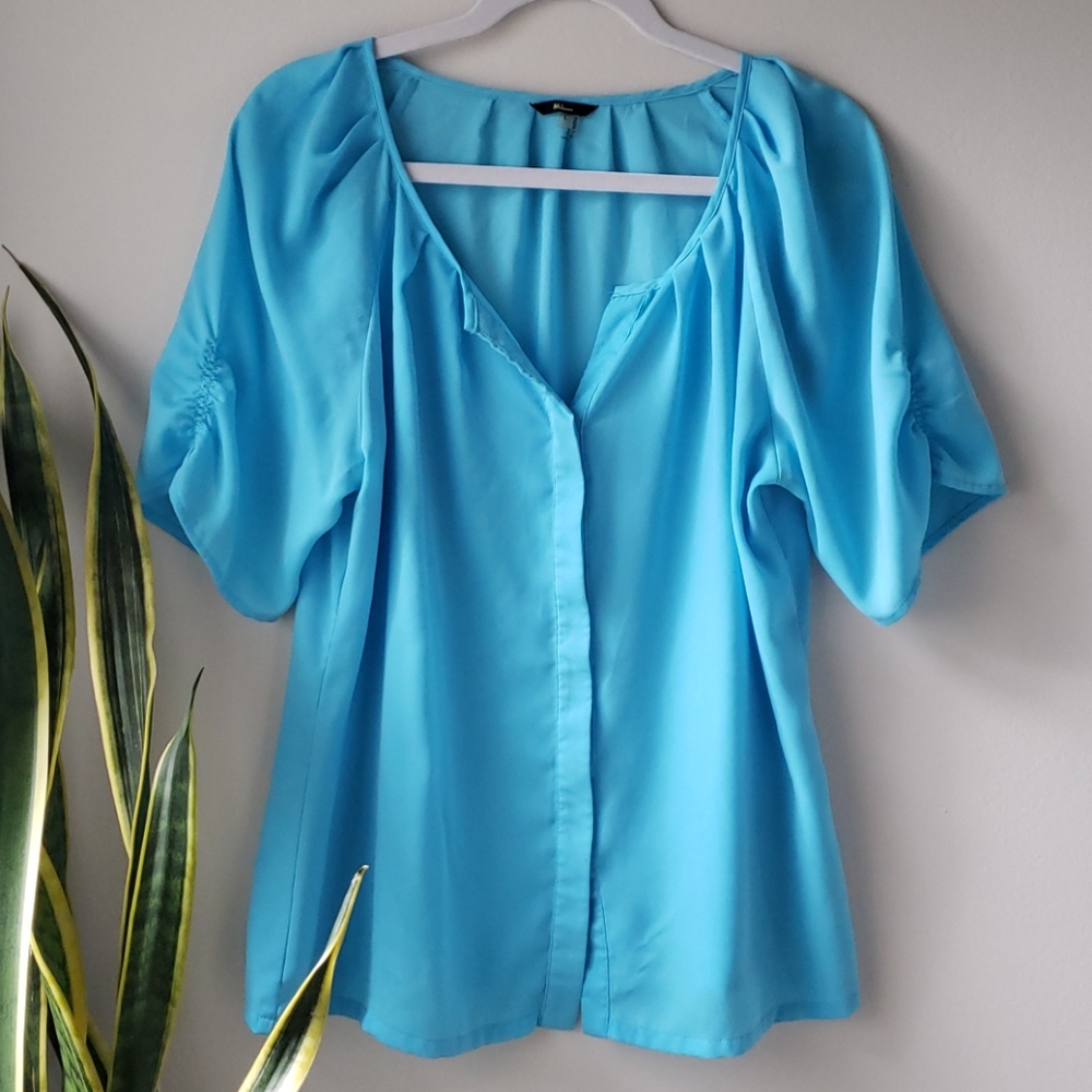 Milano Blue Blouse